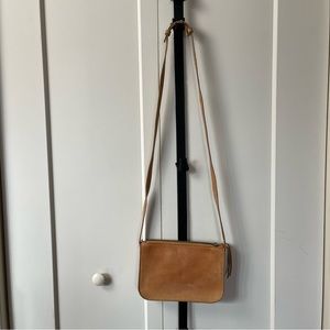 Madewell simple lizard embossed crossbody bag